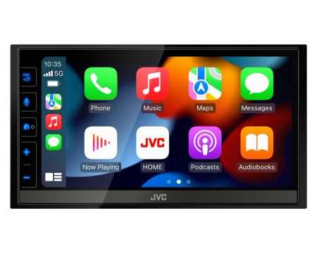JVC KW-M785DBW, bilstereo med trådlös CarPlay & Android Auto i gruppen Billjud / Bilstereo / Dubbeldin hos Winn Scandinavia AB (130KWM785DBW)