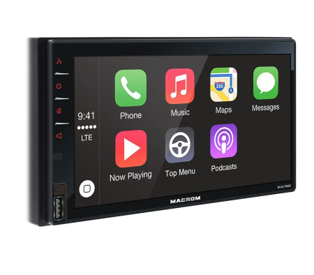 Macrom M-DL7000D25 bilstereo med CarPlay, Android Auto, DAB+ och Bluetooth i gruppen Nyheter hos Winn Scandinavia AB (175DL7000D25)