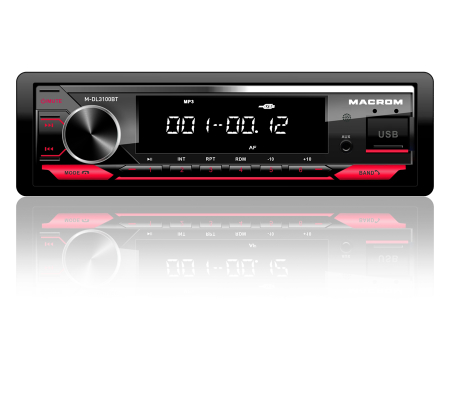 Macrom M-DL3100BT, bilstereo med Bluetooth och 2 par lågnivåutgångar i gruppen Nyheter hos Winn Scandinavia AB (175MDL3100BT)