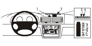 Brodit Förstärkt ProClip, Volkswagen Passat 97-05 i gruppen Billjud / Vad passar i min bil / Volkswagen / Passat / Passat B5 1997-2005 / Övrigt Passat B5 1997-2005 hos Winn Scandinavia AB (240213403)