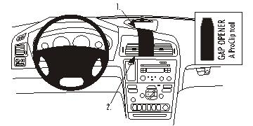 Brodit Förstärkt ProClip, Volvo S60/V70 N/XC70 00-10 i gruppen Billjud / Vad passar i min bil / Volvo / Volvo V70 / Volvo V70 2000-2004 / Övrigt V70 2000-2004 hos Winn Scandinavia AB (240213413)