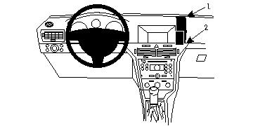Brodit Förstärkt ProClip, Opel Astra 04-09 i gruppen Billjud / Vad passar i min bil / Opel / Astra / Astra 2004-2009 hos Winn Scandinavia AB (240213443)