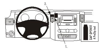 Brodit Förstärkt ProClip, Mercedes Benz/Volkswagen i gruppen Billjud / Vad passar i min bil / Mercedes / Sprinter / Sprinter 2006-2018 hos Winn Scandinavia AB (240213456)