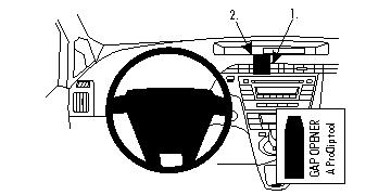 Brodit Förstärkt ProClip, Toyota Prius 10-16 i gruppen Billjud / Vad passar i min bil / Toyota / Prius / Prius 2010-2015 hos Winn Scandinavia AB (240213470)
