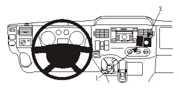 Brodit Förstärkt ProClip, Ford Transit/Transit Tourneo 07-13 i gruppen Billjud / Vad passar i min bil / Ford / Transit Connect / Transit Connect 2002-2013 hos Winn Scandinavia AB (240213486)