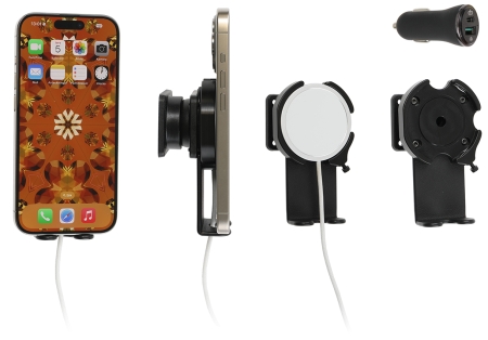 Brodit Fäste med kulled, Apple iPhone 12/12 Mini/12 Pro/12 Pro Max/13/13 Mini/13 Pro/13 Pro Max/14/14 Plus m. fl. i gruppen Billjud / Smartphone i bil / Mobilhållare hos Winn Scandinavia AB (240216177)