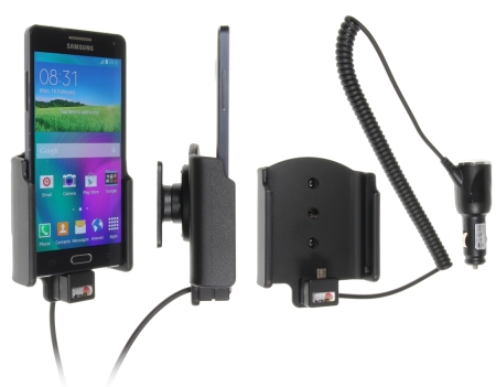 Brodit Aktiv hållare med cigg-kontakt, Samsung Galaxy A5 SM-A500/J3 2017 (J330F, J330G) i gruppen Billjud / Smartphone i bil / Mobilhållare hos Winn Scandinavia AB (240512713)