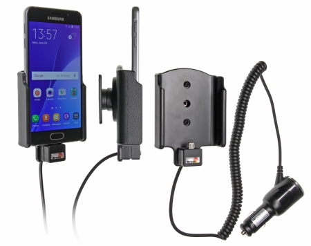 Brodit Aktiv hållare med cigg-kontakt, Samsung Galaxy A3 (2016)  i gruppen Billjud / Smartphone i bil / Mobilhållare hos Winn Scandinavia AB (240512895)
