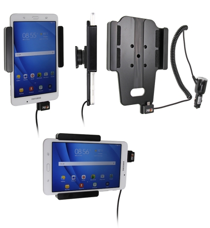Brodit Aktiv hållare med cigg-kontakt, Samsung Galaxy Tab A 7.0 (2016) SM-T280/SM-T285  i gruppen Billjud / Smartphone i bil / Mobilhållare hos Winn Scandinavia AB (240512897)