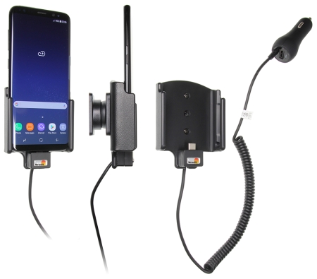 Brodit Aktiv hållare med cigg-kontakt, Samsung Galaxy S8  i gruppen Billjud / Smartphone i bil / Mobilhållare hos Winn Scandinavia AB (240512966)