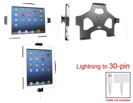 Brodit Hållare för Kabelanslutning, Apple iPad 4th Gen (A1458, A1459, A1460)/With Retina (Lightning Connector) i gruppen Billjud / Smartphone i bil / Mobilhållare hos Winn Scandinavia AB (240514452)