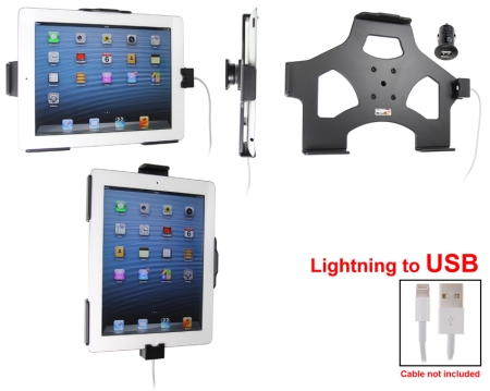 Brodit Hållare för Kabelanslutning, Apple iPad 4th Gen (A1458, A1459, A1460)/With Retina (Lightning Connector) i gruppen Billjud / Smartphone i bil / Mobilhållare hos Winn Scandinavia AB (240514453)
