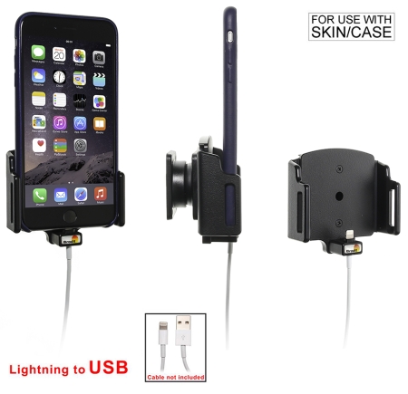Brodit Hållare för Kabelanslutning, Apple iPhone 11/6 Plus/6S Plus/7 Plus/8 Plus/X/XR/Xs/Xs Max i gruppen Billjud / Smartphone i bil / Mobilhållare hos Winn Scandinavia AB (240514667)