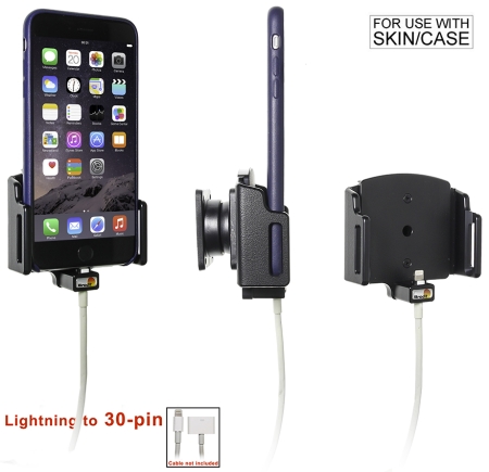 Brodit Hållare för Kabelanslutning, Apple iPhone 11/6 Plus/6S Plus/7 Plus/8 Plus/X/XR/Xs/Xs Max i gruppen Billjud / Smartphone i bil / Mobilhållare hos Winn Scandinavia AB (240515667)