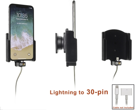 Brodit Hållare för Kabelanslutning, Apple iPhone X/Xs i gruppen Billjud / Smartphone i bil / Mobilhållare hos Winn Scandinavia AB (240515997)