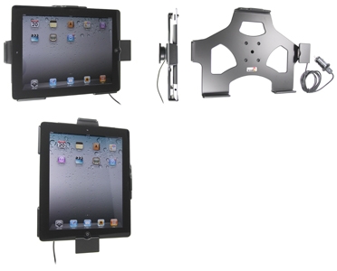 Brodit Aktiv hållare med USB-kabel och cigg-adapter, Apple iPad 2 (A1395, A1396, A1397)/3rd Gen (A1416, A1430, A1403) i gruppen Billjud / Smartphone i bil / Mobilhållare hos Winn Scandinavia AB (240521244)
