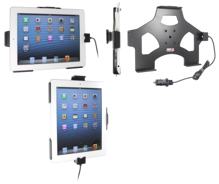 Brodit Aktiv hållare med USB-kabel och cigg-adapter, Apple iPad 4th Gen (A1458, A1459, A1460)/With Retina (Lightning Connector) i gruppen Billjud / Smartphone i bil / Mobilhållare hos Winn Scandinavia AB (240521520)