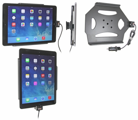 Brodit Aktiv hållare med USB-kabel och cigg-adapter, Apple iPad 5th Gen (A1822, A1823)/9.7 6th Gen (A1893, A1954)/9.7 New/Air (A1474, A1475, A1476) i gruppen Billjud / Smartphone i bil / Mobilhållare hos Winn Scandinavia AB (240521577)