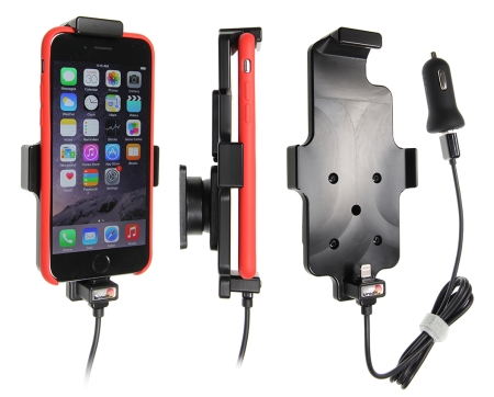 Brodit Aktiv hållare med USB-kabel och cigg-adapter, Apple iPhone 12 Mini/13 Mini/6/6S/7/8/SE 2nd Gen 2020 i gruppen Billjud / Smartphone i bil / Mobilhållare hos Winn Scandinavia AB (240521662)
