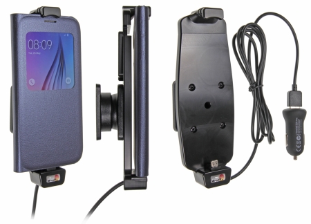 Brodit Aktiv hållare med USB-kabel och cigg-adapter, Samsung Galaxy S6/S6 edge/S7 i gruppen B2B Winn Scandinavia hos Winn Scandinavia AB (240521724)