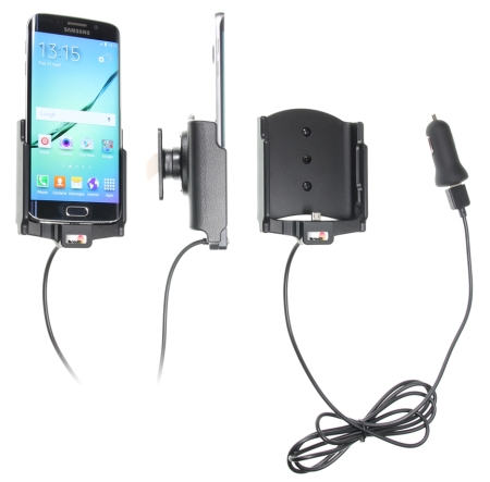 Brodit Aktiv hållare med USB-kabel och cigg-adapter, Samsung Galaxy S6 edge  i gruppen Billjud / Smartphone i bil / Mobilhållare hos Winn Scandinavia AB (240521731)