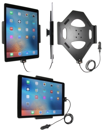 Brodit Aktiv hållare med USB-kabel och cigg-adapter, Apple iPad Pro 12.9 (A1584, A1652, A1670, A1671)  i gruppen Billjud / Smartphone i bil / Mobilhållare hos Winn Scandinavia AB (240521820)