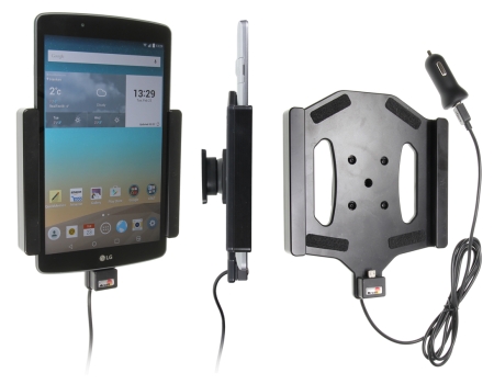Brodit Aktiv hållare med USB-kabel och cigg-adapter, LG G Pad F 8.0  i gruppen B2B Winn Scandinavia hos Winn Scandinavia AB (240521822)