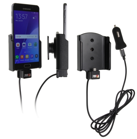 Brodit Aktiv hållare med USB-kabel och cigg-adapter, Samsung Galaxy A3 (2016)  i gruppen Billjud / Smartphone i bil / Mobilhållare hos Winn Scandinavia AB (240521895)