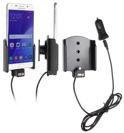 Brodit Aktiv hållare med USB-kabel och cigg-adapter, Samsung Galaxy A5 (2016)  i gruppen Billjud / Smartphone i bil / Mobilhållare hos Winn Scandinavia AB (240521896)