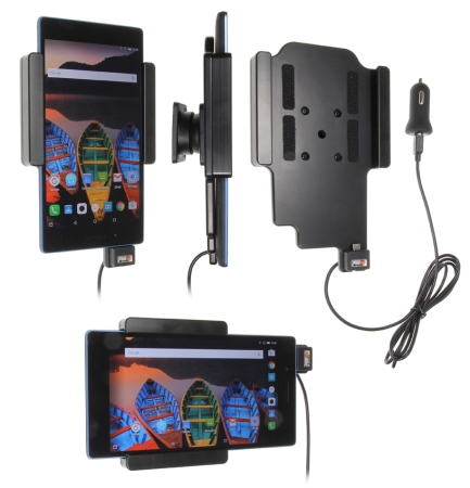 Brodit Aktiv hållare med USB-kabel och cigg-adapter, Lenovo Tab 3 7  i gruppen Billjud / Smartphone i bil / Mobilhållare hos Winn Scandinavia AB (240521938)