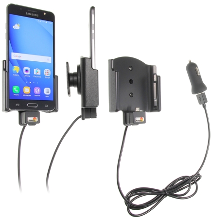 Brodit Aktiv hållare med USB-kabel och cigg-adapter, Samsung Galaxy J5 (2016)  i gruppen Billjud / Smartphone i bil / Mobilhållare hos Winn Scandinavia AB (240521944)