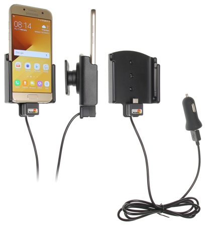 Brodit Aktiv hållare med USB-kabel och cigg-adapter, Samsung Galaxy A3 (2017)  i gruppen B2B Winn Scandinavia hos Winn Scandinavia AB (240521947)
