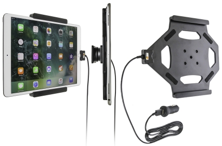 Brodit Aktiv hållare med USB-kabel och cigg-adapter, Apple iPad Air 2019/Air 3rd Gen (A2123, A2152, A2153, A2154)/Pro 10.5 (A1701, A1709) i gruppen Billjud / Smartphone i bil / Mobilhållare hos Winn Scandinavia AB (240521977)
