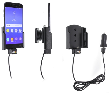 Brodit Aktiv hållare med USB-kabel och cigg-adapter, Samsung Galaxy J3 (2016)/J5 (2017) i gruppen Billjud / Smartphone i bil / Mobilhållare hos Winn Scandinavia AB (240521980)