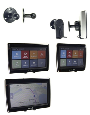 Brodit Fäste, Mio Moov Spirit 300 Traffic/Moov Spirit 500 Traffic/Moov Spirit V 505 TV/S480/S485 m. fl. i gruppen Billjud / Smartphone i bil / Mobilhållare hos Winn Scandinavia AB (240533067)