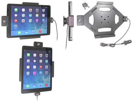 Brodit Hållare med nyckel-lås, Apple iPad 5th Gen (A1822, A1823)/9.7 6th Gen (A1893, A1954)/9.7 New/Air (A1474, A1475, A1476) i gruppen Billjud / Smartphone i bil / Mobilhållare hos Winn Scandinavia AB (240535577)