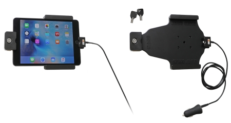 Brodit Hållare med nyckel-lås, Apple iPad Mini 2019/4 (A1538, A1550)/5th Gen (A2124, A2125, A2126, A2133) i gruppen Billjud / Smartphone i bil / Mobilhållare hos Winn Scandinavia AB (240535793)