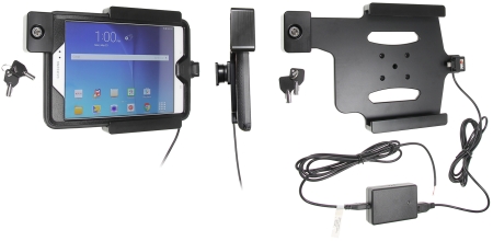 Brodit Hållare med nyckel-lås, Samsung Galaxy Tab A 8.0 (2015) SM-T350  i gruppen Billjud / Smartphone i bil / Mobilhållare hos Winn Scandinavia AB (240536852)