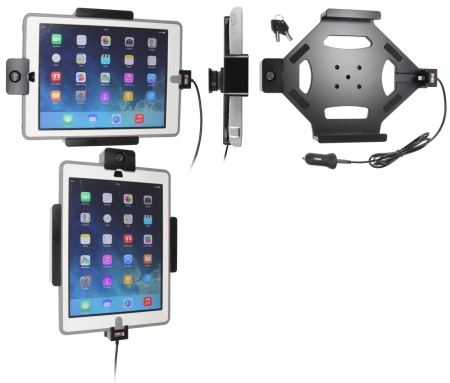 Brodit Hållare med nyckel-lås, Apple iPad 5th Gen (A1822, A1823)/9.7 6th Gen (A1893, A1954)/9.7 New/Air (A1474, A1475, A1476) i gruppen Billjud / Smartphone i bil / Mobilhållare hos Winn Scandinavia AB (240552600)
