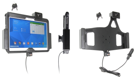 Brodit Hållare med nyckel-lås, Samsung Galaxy Tab 4 10.1 SM-T530/SM-T531/SM-T535 i gruppen Billjud / Smartphone i bil / Mobilhållare hos Winn Scandinavia AB (240552681)