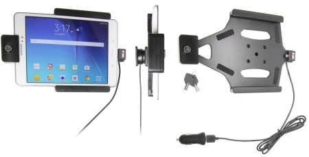 Brodit Hållare med nyckel-lås, Samsung Galaxy Tab A 8.0 (2015) SM-T350  i gruppen Billjud / Smartphone i bil / Mobilhållare hos Winn Scandinavia AB (240552760)