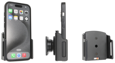 Brodit Passiv hållare med kulled, Apple iPhone 15/15 Pro/16/16 Pro/16e i gruppen Billjud / Smartphone i bil / Mobilhållare hos Winn Scandinavia AB (240711376)