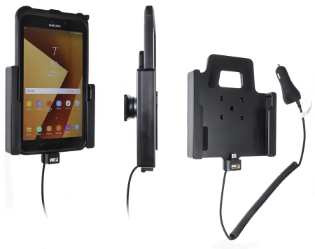 Brodit Aktiv hållare med cigg-kontakt, Samsung Galaxy Tab Active 2 SM-T390/SM-T395/3 SM-T570/SM-T575 i gruppen Billjud / Smartphone i bil / Mobilhållare hos Winn Scandinavia AB (240712002)