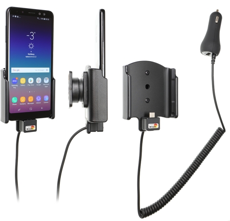 Brodit Aktiv hållare med cigg-kontakt, Samsung Galaxy A8 (2018)  i gruppen Billjud / Smartphone i bil / Mobilhållare hos Winn Scandinavia AB (240712035)