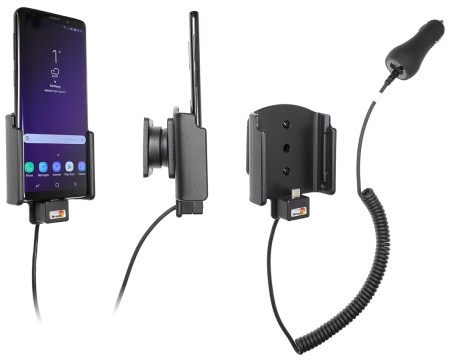 Brodit Aktiv hållare med cigg-kontakt, Samsung Galaxy S9  i gruppen Billjud / Smartphone i bil / Mobilhållare hos Winn Scandinavia AB (240712038)