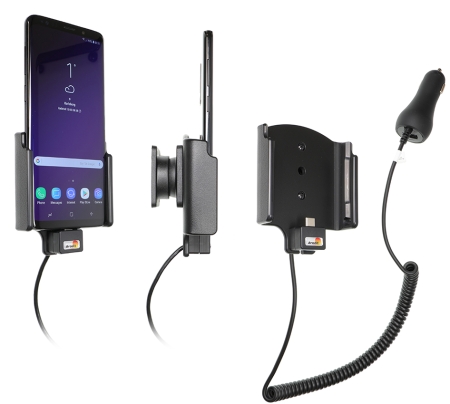Brodit Aktiv hållare med cigg-kontakt, Samsung Galaxy S9+  i gruppen Billjud / Smartphone i bil / Mobilhållare hos Winn Scandinavia AB (240712039)