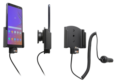Brodit Aktiv hållare med cigg-kontakt, Samsung Galaxy A7 2018 (SM-A750)  i gruppen Billjud / Smartphone i bil / Mobilhållare hos Winn Scandinavia AB (240712098)