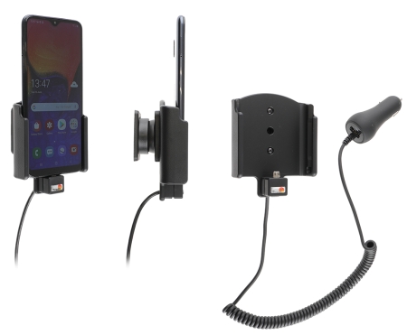 Brodit Aktiv hållare med cigg-kontakt, Samsung Galaxy A10 (SM-A105)  i gruppen Billjud / Smartphone i bil / Mobilhållare hos Winn Scandinavia AB (240712139)