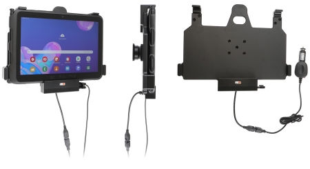 Brodit Aktiv hållare med cigg-kontakt, Samsung Galaxy Tab Active Pro T540/T545/T547/T547U  i gruppen Billjud / Smartphone i bil / Mobilhållare hos Winn Scandinavia AB (240712149)