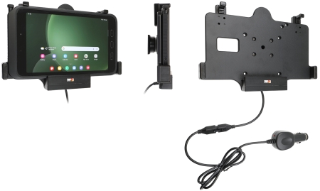 Brodit Aktiv hållare med cigg-kontakt, Samsung Galaxy Tab Active 3 SM-T570/SM-T575/5 SM-X300/SM-X306B i gruppen Billjud / Smartphone i bil / Mobilhållare hos Winn Scandinavia AB (240712386)
